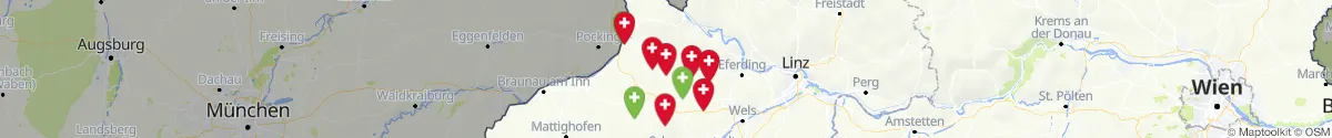 Map view for Pharmacies emergency services nearby Raab (Schärding, Oberösterreich)